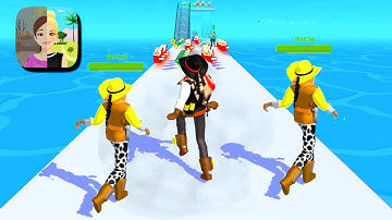 Run Rich 3D!New Mobile game All levels Android iOs walkthrough gameplay