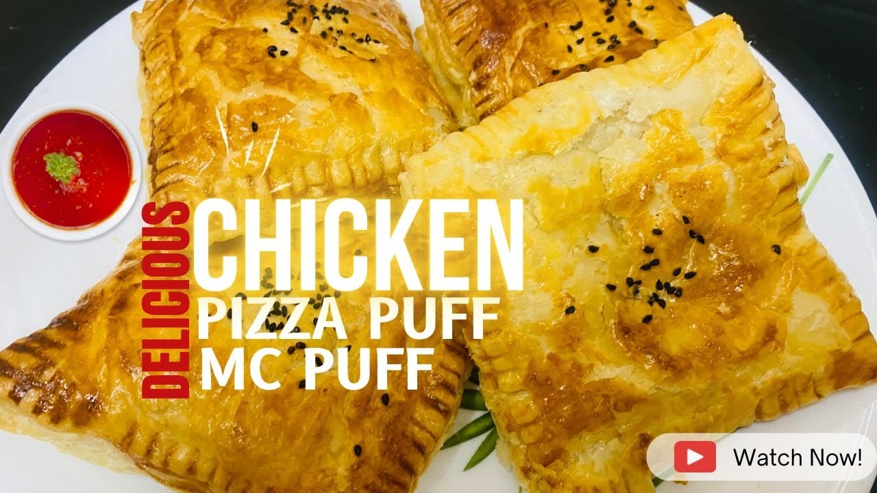 Chicken Pizza Puff Mcpuff Mc Donald style pizza puff at home Easy