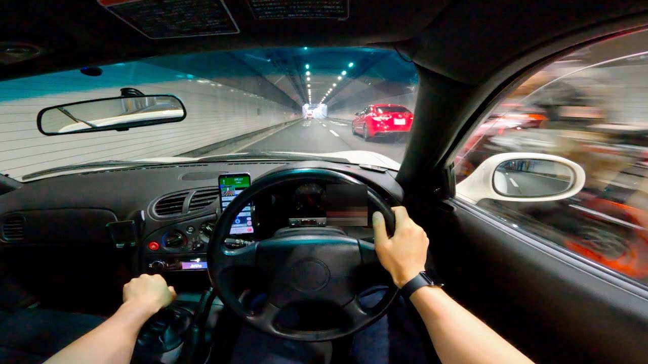 RX-7 FD3S｜静かな日曜の朝をロータリーサウンドで覚醒させる首都高ドライブ｜ASMR🔊