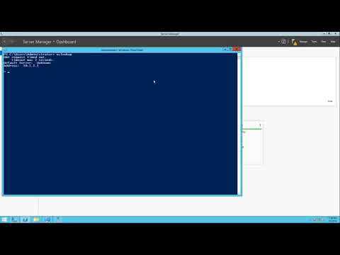 Install DHCP DNS Windows Server 2012 R2 using PowerShell