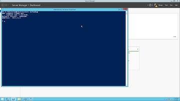Install DHCP DNS Windows Server 2012 R2 using PowerShell