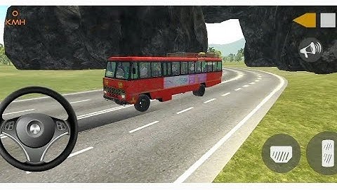Old model Tata bus driving experience simulator 3d mobile game||Indian sleeper bus robotic update