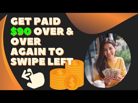 🌎 Get Paid $90 Over & Over Again by Swiping Left! 😱 | Make Money Online.