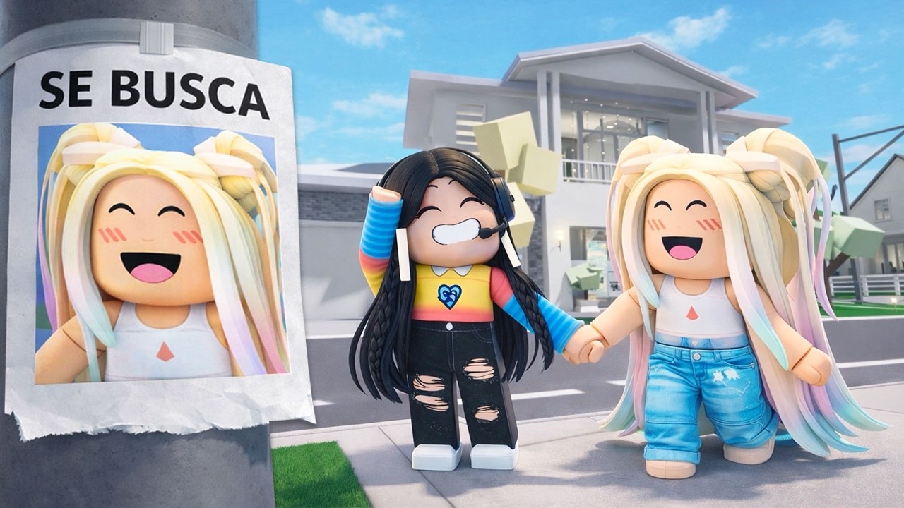 Mi mejor amiga se DESAPARECIÓ 😭(LA ESTÁN BUSCANDO) en roblox | Con Lyna y Chocoblox | paolazgames