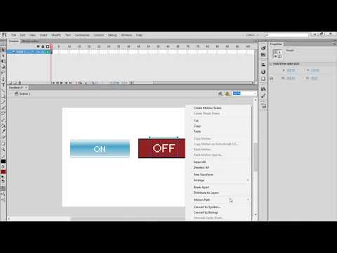 Tutorial membuat button ON/OFF Backsound di Adobe Flash CS6 - YouTube