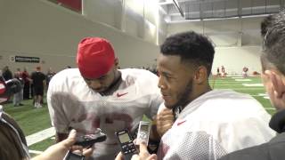 Tyvis Powell and Vonn Bell discuss spring practice No. 7 - ELEVENWARRIORS.COM