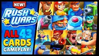Rush Wars GAMEPLAY! ALL 43 CARDS | New Supercell Game for Android & iOS screenshot 1