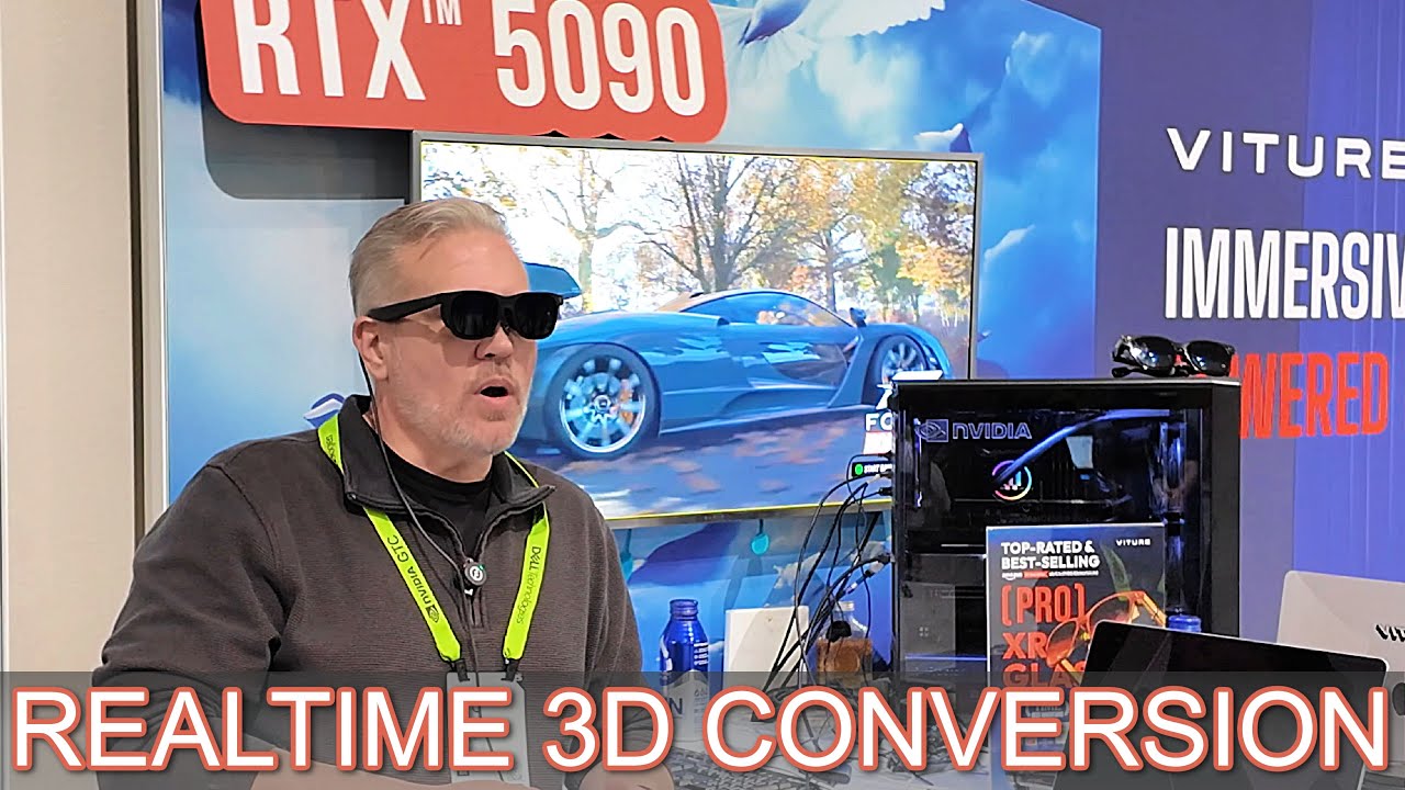 VITURE's Mind-Blowing AI Tech Converts 2D Content Into Immersive 3D - CTC 2025 Demo & Interview