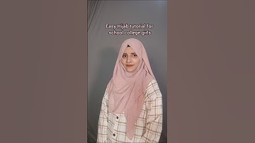 Easy Hijab Tutorial for School & College Girls | Quick & Stylish Look 💫 #shorts" #hijabstyle