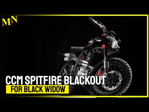 CCM Spitfire Blackout special model for Black Widow | MOTORCYCLES.NEWS