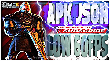 MC5 ★ APK JSON LOW #60FPS 🔰📸🎮