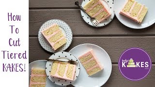 How to Cut Tiered Cakes | Karolyn