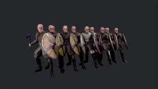 Viking_3 3D character redy for game #viking #untiy #unrealengine