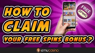 Claim your FREE SPINS on Sign up - NO DEPOSIT BONUS | EmuCasino Mobile