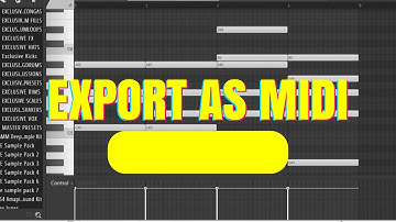 HOW TO SAVE CHORDS AS MIDI FILE IN FL STUDIO