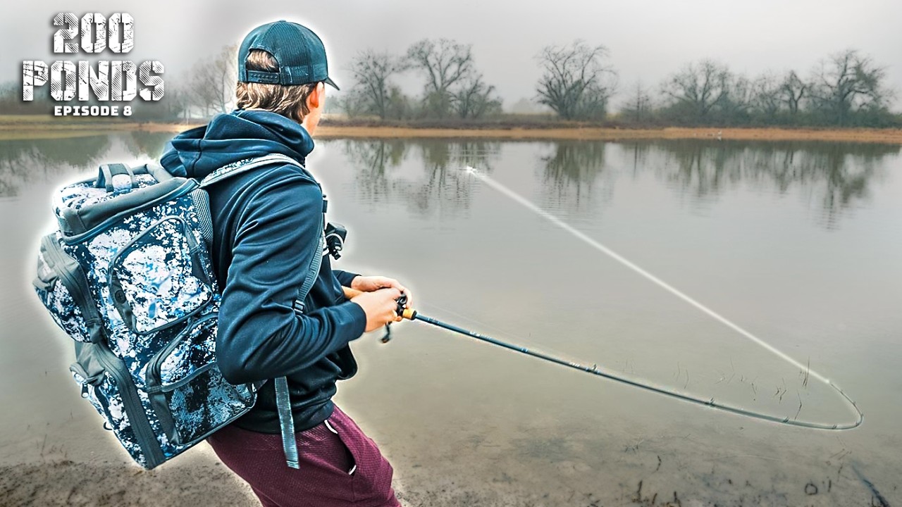 Winter Pond Fishing With SURPRISING Results! (200 Ponds Ep. 8)
