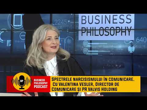Spectrele Narcisimului în comunicare. Cu Valentina Vesler, Director Comunicare și PR Valvis Holding