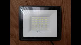 Обзор LED прожектора Feron LL 922 IP65 100W