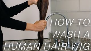 How To Wash A Human Hair Wig | WIgs 101