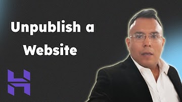 How to Unpublish a Website in Hostinger Website Builder 2025