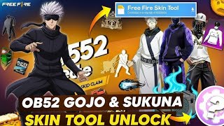 Free Fire OB52 Skin Tool: Unlock Gojo & Sukuna Special Bundles + All JJK Emotes & Skins (No Ban) 🛠️ screenshot 4