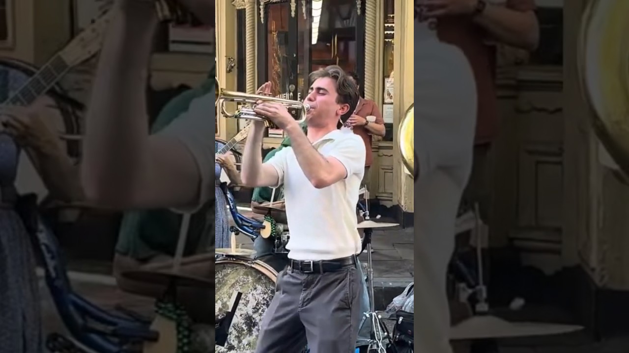 Live music during the 2024 French Quarter Festival in New Orleans 