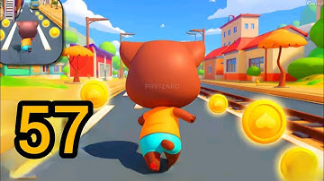 Cat Runner: Decorate Home - Gameplay Walkthrough Part 57 - Subway Cat Runner Game (iOS, Android)