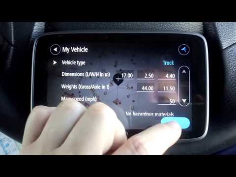 TomTom GO PROFESSIONAL 6250 Fail or Not simple road Truck HGV route test