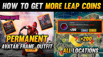 HOW TO GET MORE LEAP COINS IN PUBG MOBILE & BGMI | 10 SECRET LOCATIONS OF LEAP COINS IN PUBG & BGMI