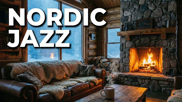 Cozy Winter Cabin – Nordic Jazz & Fireplace Ambience | Hygge Boreal