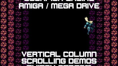 Scorpion Engine live stream - development of vertical scroll demos