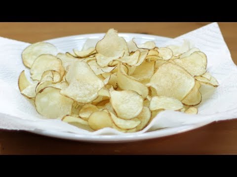How to Make Thin Crispy Potato Chips | Easy Homemade Potato Chip Recipe