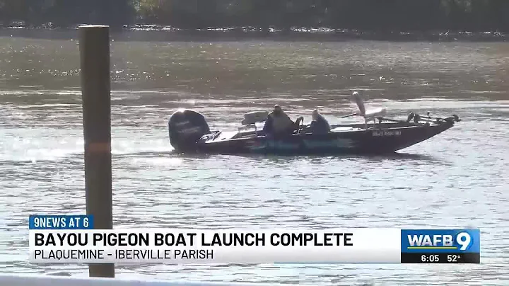 Bayou pigeon boat launch complete
