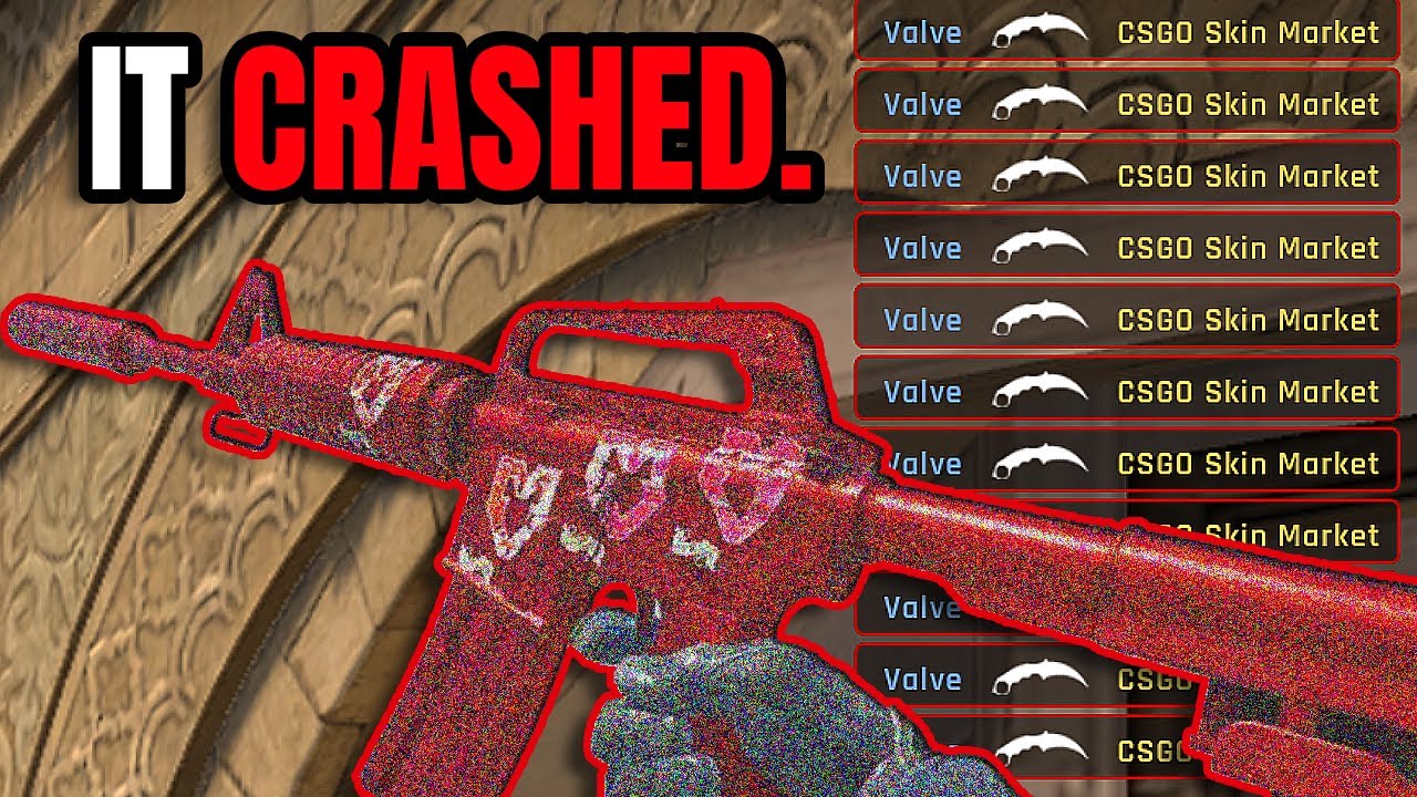 The Counter Strike Skin Market Crash is Wild - YouTube