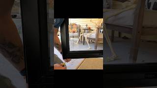 How to adjust a door sweep on an Andersen storm door. Full video on channel. #shorts