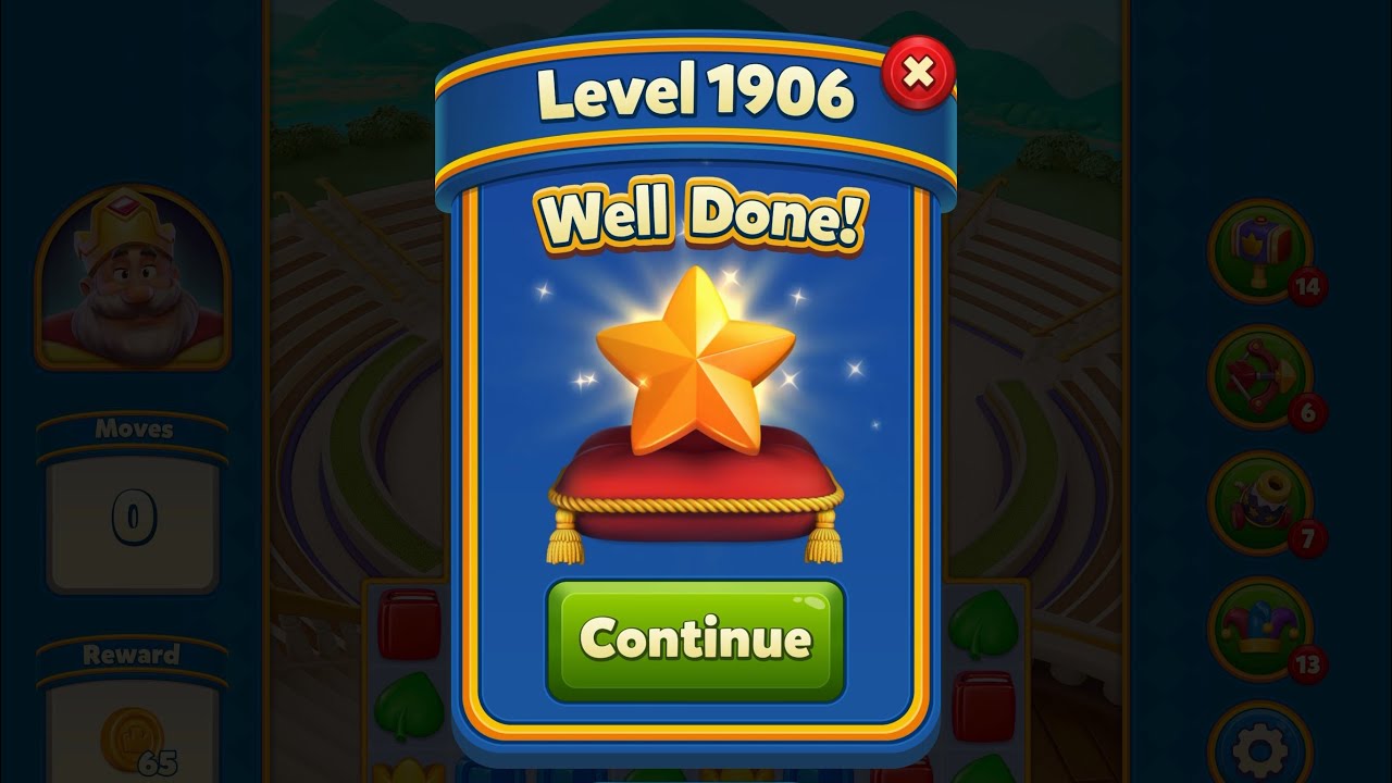 Royal Match - King Robert - Level 1906