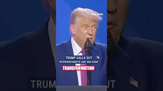 Trump calls out 'interventionists' and 'neo-cons' in Saudi Arabia address #foxnews #shorts #trump