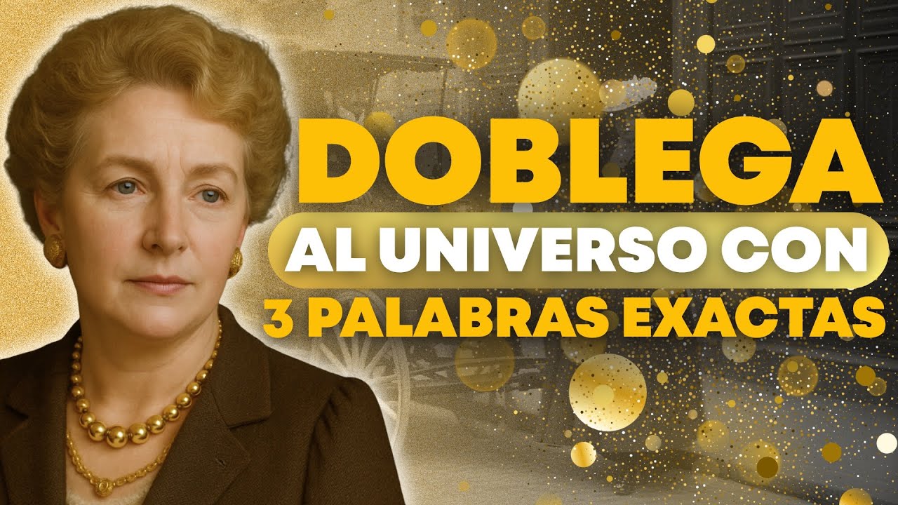 Estas 3 Palabras EXACTAS DOBLEGAN al UNIVERSO a TU FAVOR | Florence Scovel Shinn