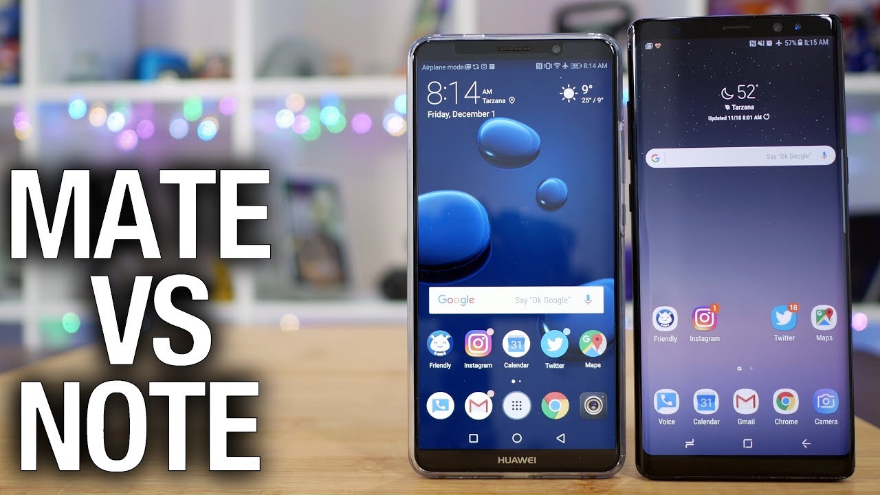 Samsung galaxy note 8 vs huawei mate 10