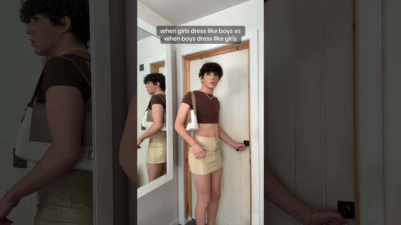 Девушки, одевающиеся как мальчики, против мальчиков, одевающихся как девочки