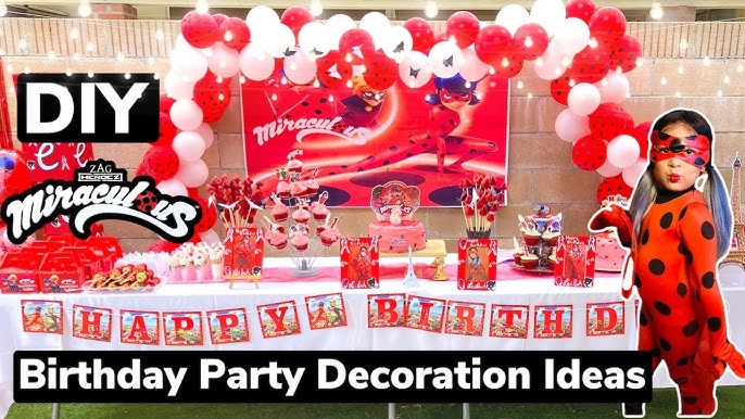 ideas para fiesta de miraculous ladybug 