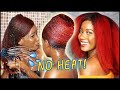 GET STRAIGHT HAIR with NO HEAT | Wet Wrap on NATURAL HAIR