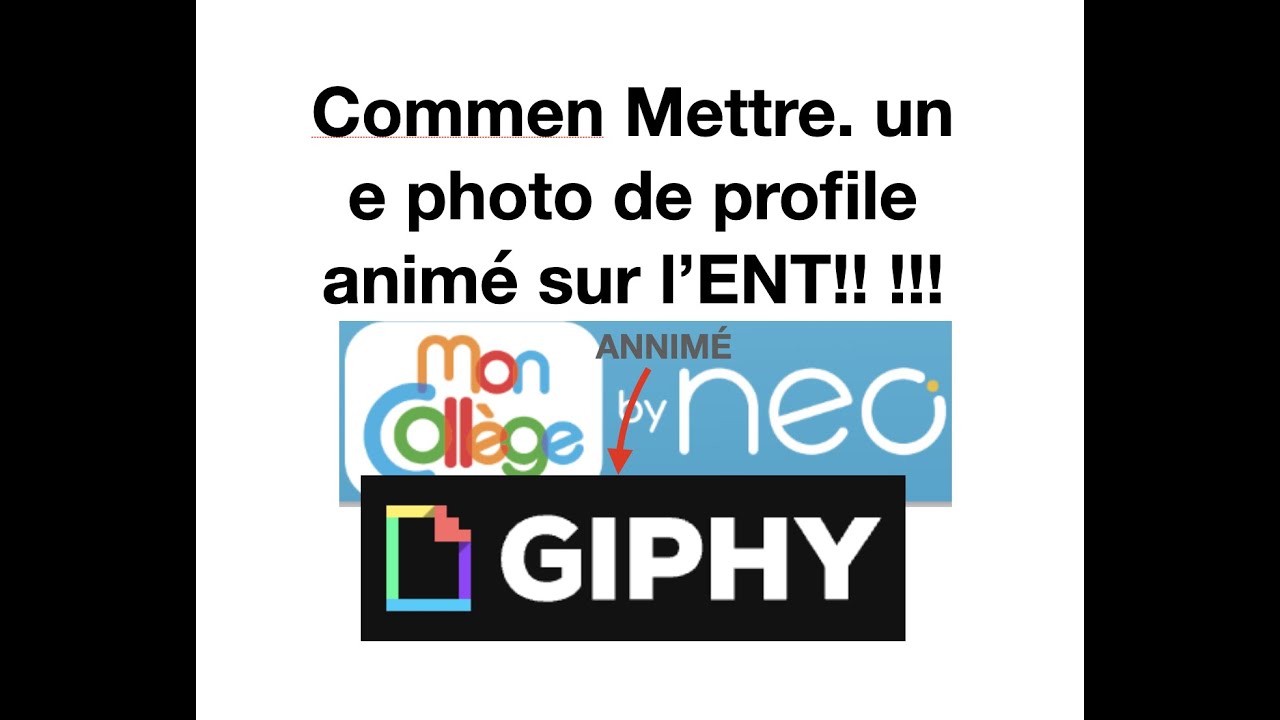 [TUTO] Comment mettre une photo de profil sur son ENT ! - YouTube