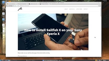 SailfishOS how to flash on Xperia X (under linux)