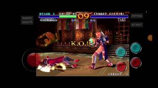 Soul Calibur Sophitia Knee Low Blow Throw On Taki Ko Ryona