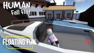 Human Fall Flat - Floating Fun Level Walkthrough | Custom Map | Steam Workshop | Full Gameplay