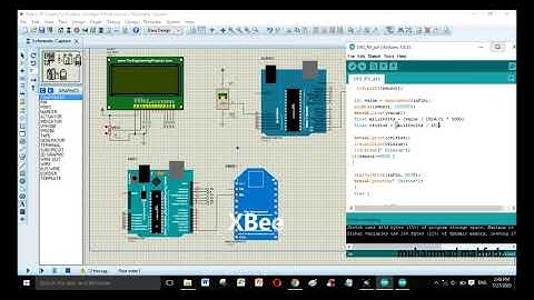 Komunikasi Wireless Sensor Suhu dengan Xbee
