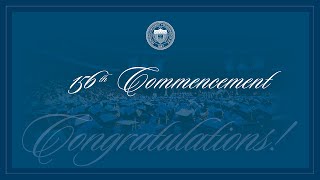 156th Commencement Convocation