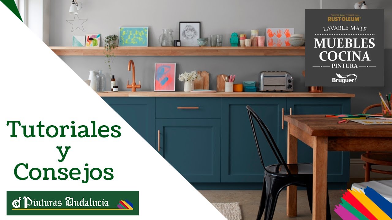 Pintar muebles de cocina paso a paso con la Pintura Cocinas de