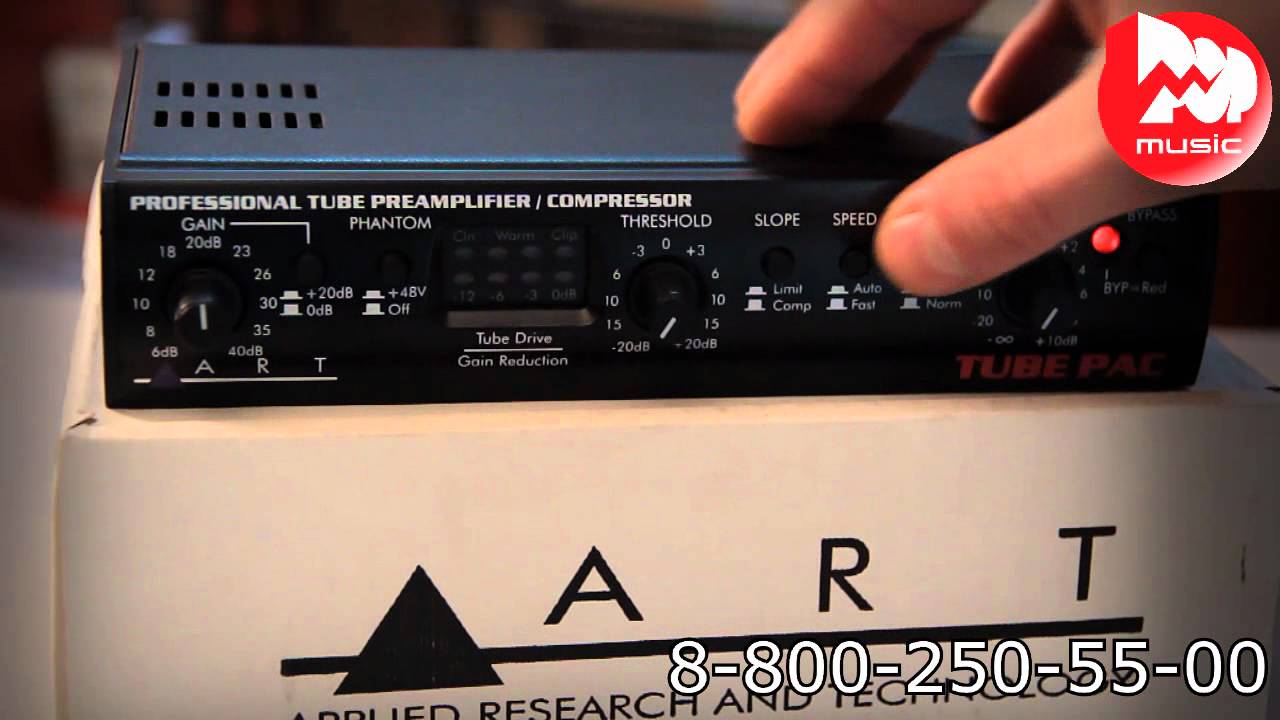 Предусилитель ART TUBE PAC YouTube